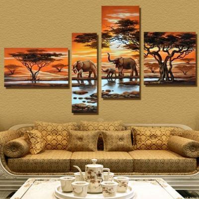 Canvas Wall Decor HD Canvas Printed Modern Paint Wall Decals 3D Canvas Without Frame